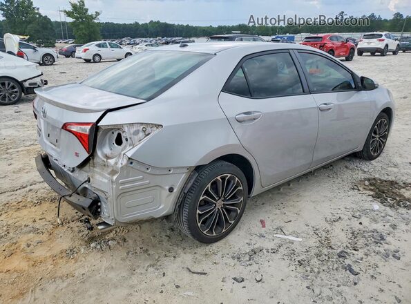 2T1BURHE3GC703951 2016 TOYOTA COROLLA Серебряный Задняя правая четверть