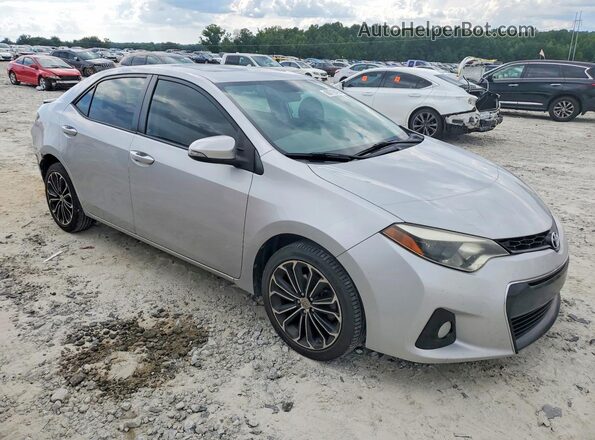 2T1BURHE3GC703951 2016 TOYOTA COROLLA Серебряный Передняя правая четверть