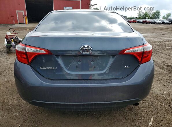 2T1BURHE3GC713069 2016 TOYOTA COROLLA Gray Вид ззаду