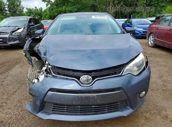 2T1BURHE3GC713069 2016 TOYOTA COROLLA Gray Вид спереду