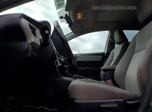 2T1BURHE3GC713069 2016 TOYOTA COROLLA Gray Вид салону спереду