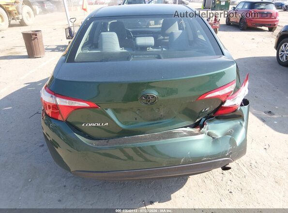 2T1BURHE3GC728378 2016 TOYOTA COROLLA Зеленый Вид спереди