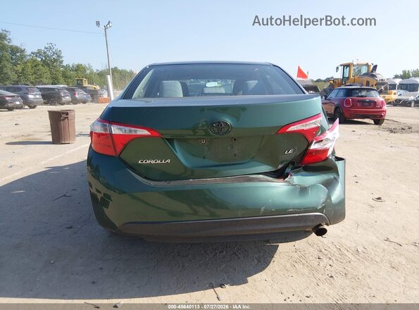 2T1BURHE3GC728378 2016 TOYOTA COROLLA Зеленый 