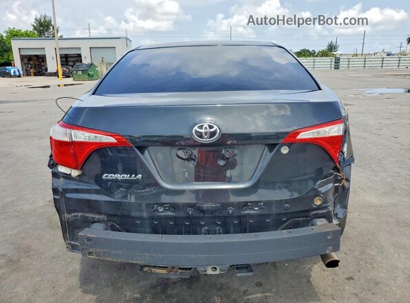 2T1BURHE3GC729367 2016 TOYOTA COROLLA Black Вид ззаду