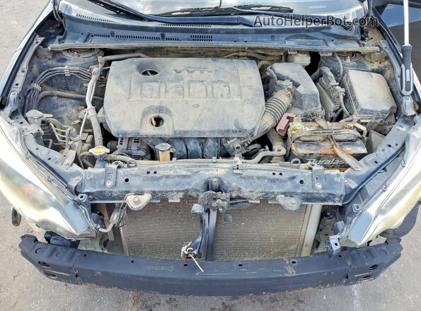 2T1BURHE3GC729367 2016 TOYOTA COROLLA Black Вид задньої частини салону