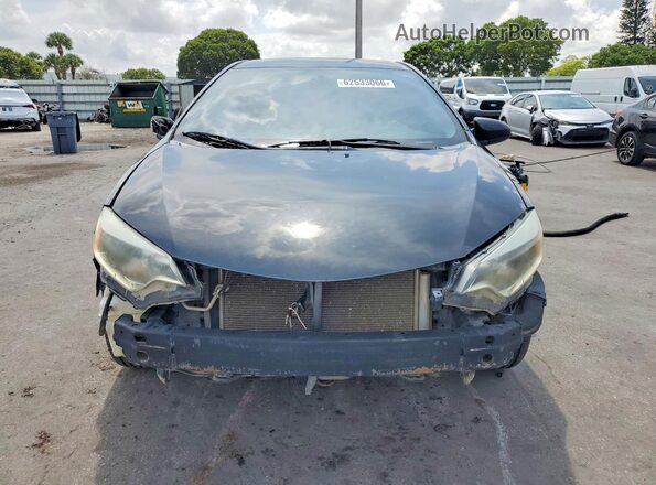 2T1BURHE3GC729367 2016 TOYOTA COROLLA Black Вид спереду