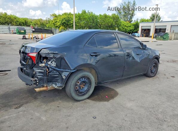 2T1BURHE3GC729367 2016 TOYOTA COROLLA Black Задня права чверть