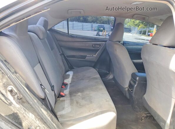 2T1BURHE3GC729367 2016 TOYOTA COROLLA Black Вид задніх сидінь