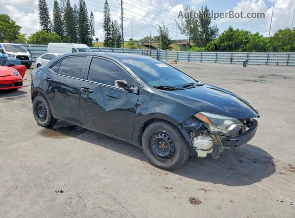 2T1BURHE3GC729367 2016 TOYOTA COROLLA Black Передня права чверть