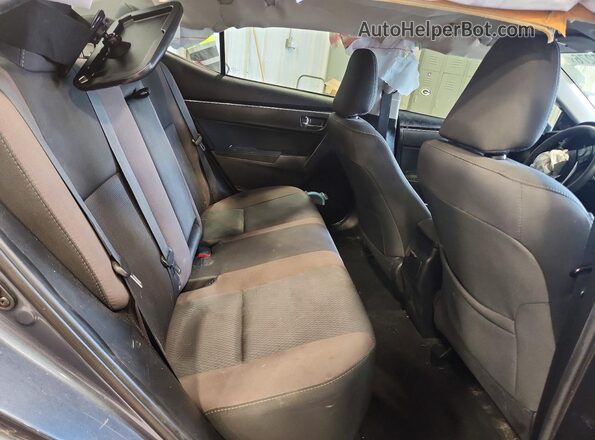 2T1BURHE3HC748471 2017 TOYOTA COROLLA Gray Вид задніх сидінь