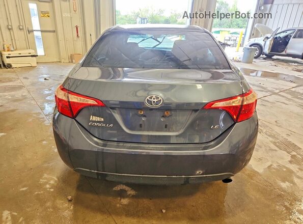 2T1BURHE3HC748471 2017 TOYOTA COROLLA Gray Вид ззаду