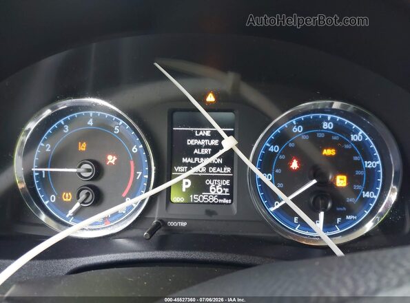 2T1BURHE3HC764606 2017 TOYOTA COROLLA Red უკანა სავარძლების ხედი