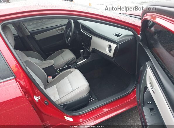 2T1BURHE3HC764606 2017 TOYOTA COROLLA Red წინა სალონის ხედი