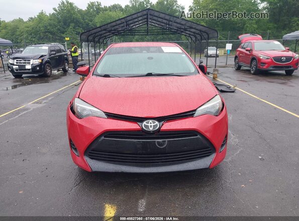 2T1BURHE3HC764606 2017 TOYOTA COROLLA Red უკანა სალონის ხედი