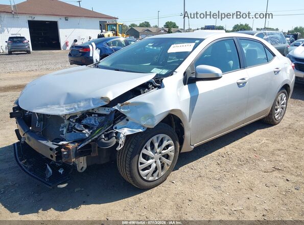 2T1BURHE3HC774312 2017 TOYOTA COROLLA Silver წინა მარცხენა ხედი სამი მეოთხედიდან