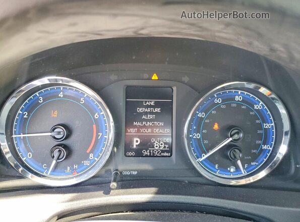 2T1BURHE3HC779784 2017 TOYOTA COROLLA White ხელსაწყოთა პანელის ხედი