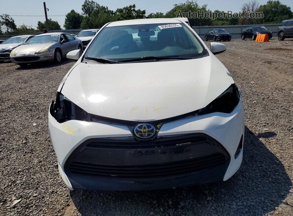 2T1BURHE3HC779784 2017 TOYOTA COROLLA White წინა ხედი