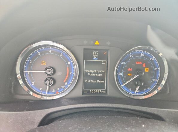 2T1BURHE3HC787142 2017 TOYOTA COROLLA Gray Սարքավորումների վահանակի տեսք
