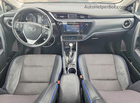 2T1BURHE3HC787142 2017 TOYOTA COROLLA Gray Առջևի վահանակի տեսք