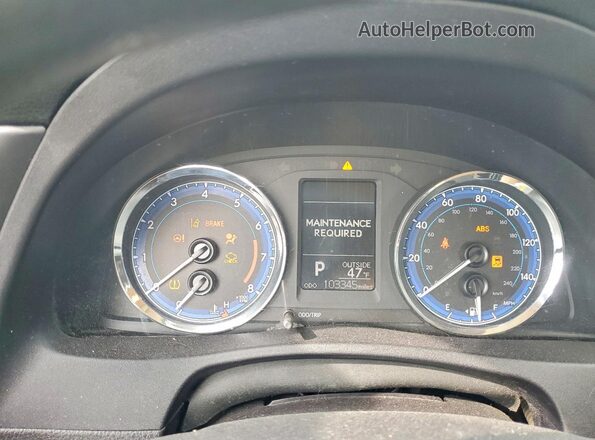 2T1BURHE3HC794270 2017 TOYOTA COROLLA/LE Black Vista del cuadro de instrumentos
