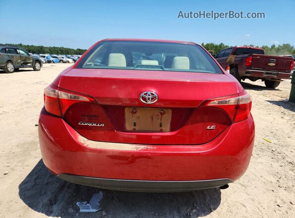 2T1BURHE3HC794902 2017 TOYOTA COROLLA Red უკანა ხედი