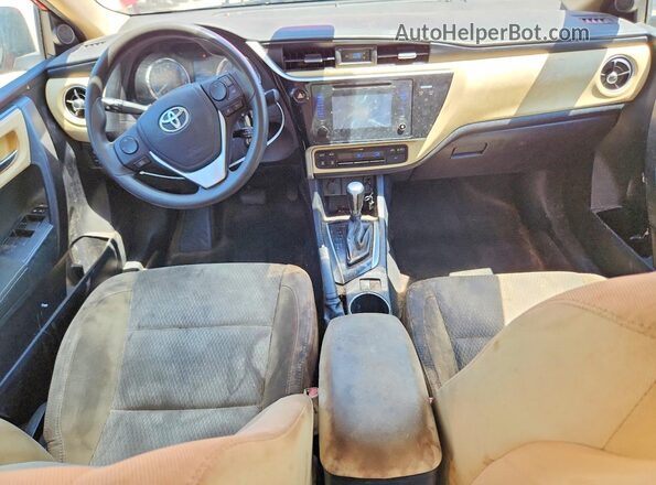 2T1BURHE3HC794902 2017 TOYOTA COROLLA Red წინა პანელის ხედი