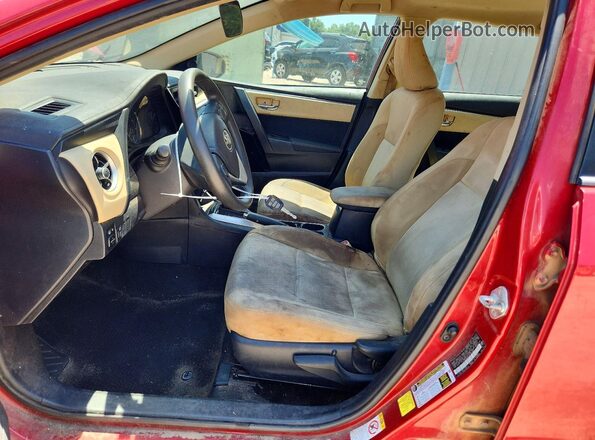 2T1BURHE3HC794902 2017 TOYOTA COROLLA Red წინა სალონის ხედი