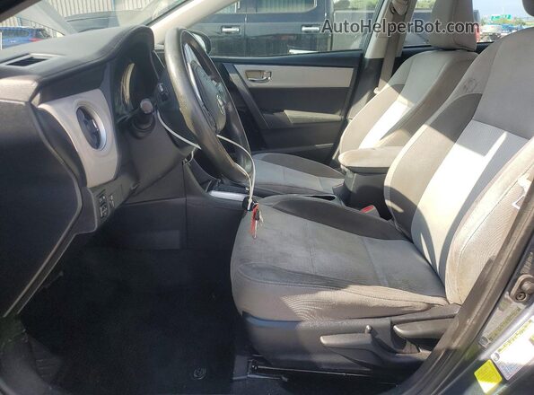 2T1BURHE3HC797847 2017 TOYOTA COROLLA Угольный Вид салона спереди