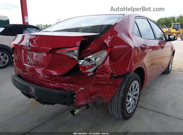 2T1BURHE3HC815649 2017 TOYOTA COROLLA Red Widok z przodu