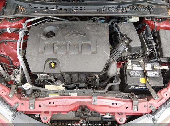 2T1BURHE3HC815649 2017 TOYOTA COROLLA Red Widok z tyłu
