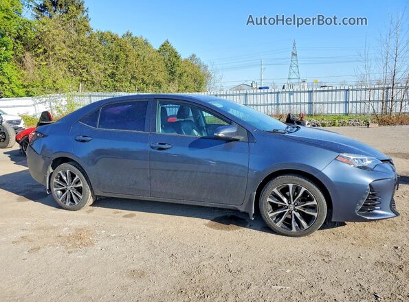 2T1BURHE3HC884972 2017 TOYOTA COROLLA Серый Передняя правая четверть