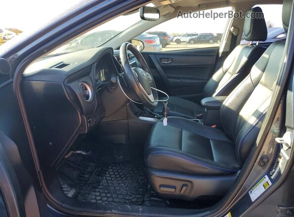 2T1BURHE3HC884972 2017 TOYOTA COROLLA Серый Вид салона спереди