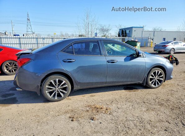 2T1BURHE3HC884972 2017 TOYOTA COROLLA Серый Задняя правая четверть
