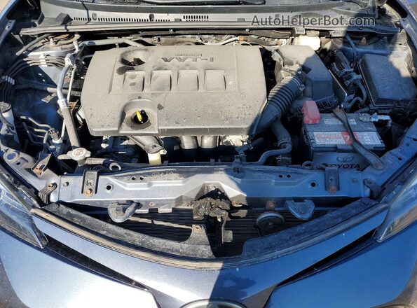 2T1BURHE3HC884972 2017 TOYOTA COROLLA Серый Вид задней части салона