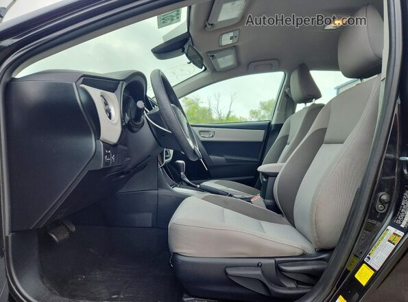 2T1BURHE3HC892862 2017 TOYOTA COROLLA Black Front interior view