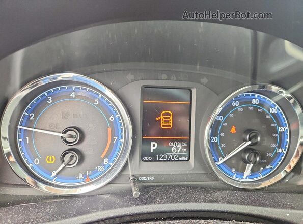 2T1BURHE3HC892862 2017 TOYOTA COROLLA Black Instrument cluster view