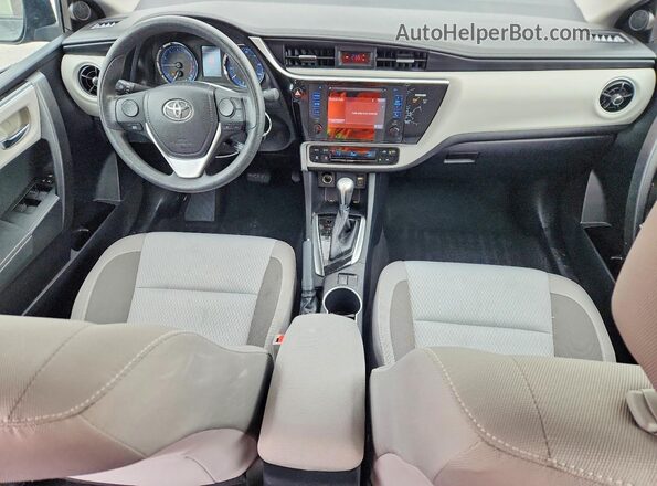 2T1BURHE3HC892862 2017 TOYOTA COROLLA Black Dashboard view