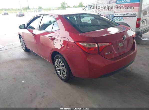 2T1BURHE3HC894983 2017 TOYOTA COROLLA Red Trasero izquierdo