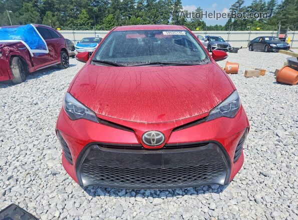 2T1BURHE3HC916576 2017 TOYOTA COROLLA Red Front view