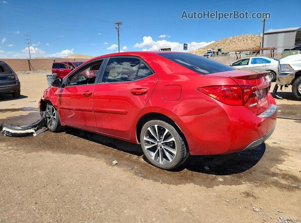 2T1BURHE3HC920840 2017 TOYOTA COROLLA Red Trasero izquierdo