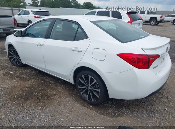2T1BURHE3HC929814 2017 TOYOTA COROLLA Белый Задняя левая четверть