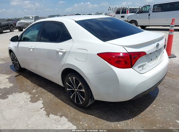 2T1BURHE3JC019960 2018 TOYOTA COROLLA White Tył lewy