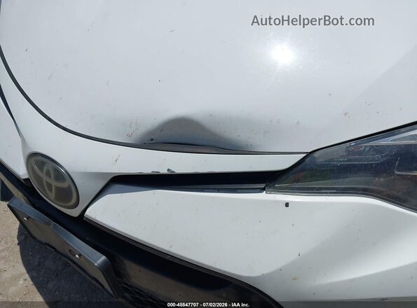 2T1BURHE3JC019960 2018 TOYOTA COROLLA White Widok z przodu