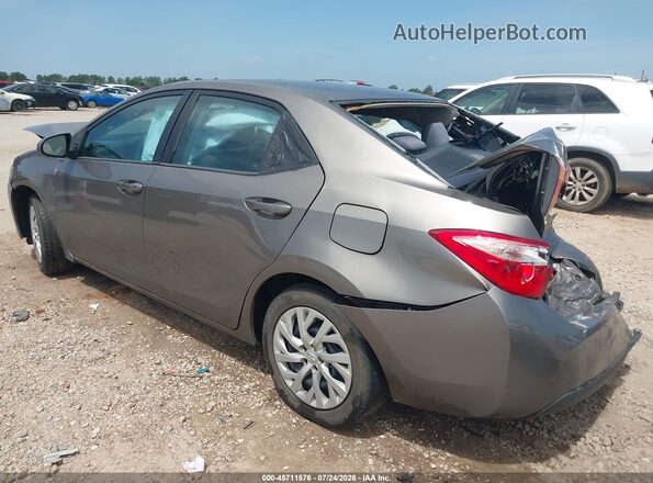 2T1BURHE3JC061450 2018 TOYOTA COROLLA Gray Trasero izquierdo