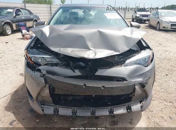 2T1BURHE3JC061450 2018 TOYOTA COROLLA Gray Vista del cuadro de instrumentos