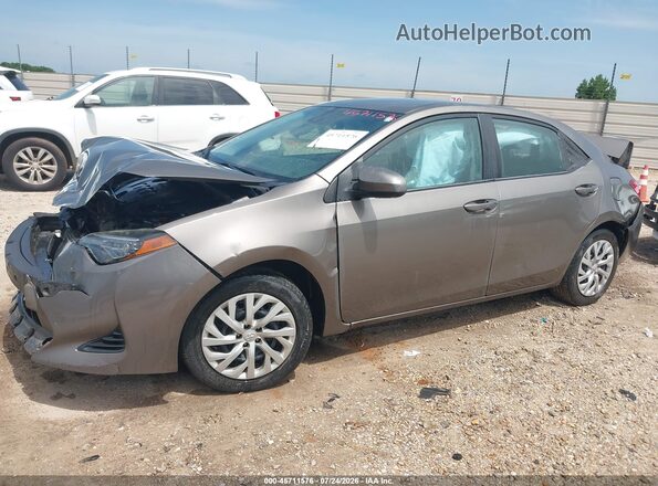 2T1BURHE3JC061450 2018 TOYOTA COROLLA Gray Vista tres cuartos delantera izquierda