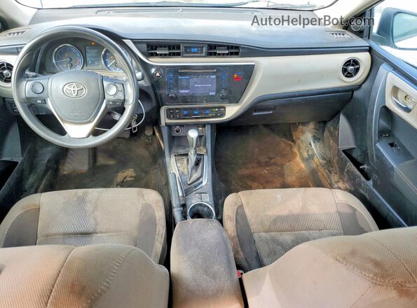2T1BURHE3JC061691 2018 TOYOTA COROLLA White Вид панелі приладів