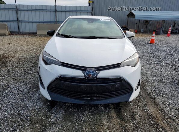 2T1BURHE3JC061691 2018 TOYOTA COROLLA White Вид спереду