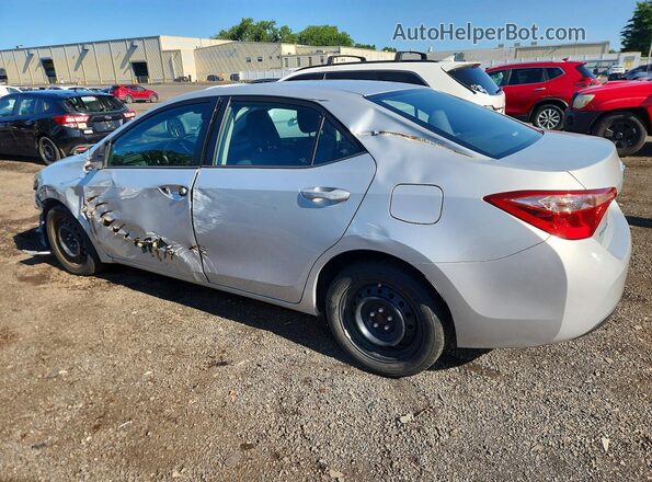 2T1BURHE3JC086798 2018 TOYOTA COROLLA Silver Trasero izquierdo