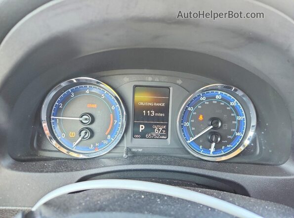 2T1BURHE3JC086798 2018 TOYOTA COROLLA Silver Vista del cuadro de instrumentos